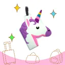 Bag Tag - Unicorn - Purple Hair — photo 1