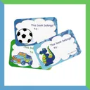 Pre-printed Book Stickers - Boy Theme — photo 1