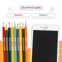 Clear Pencil Labels — photo 1