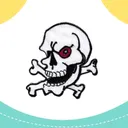 Cloth Patch - Skull — photo 1