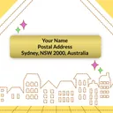Gold Address Labels — photo 1