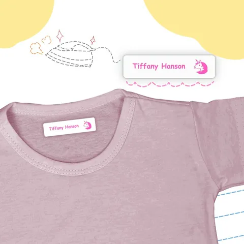Medium Iron-on Labels, Multi-Names