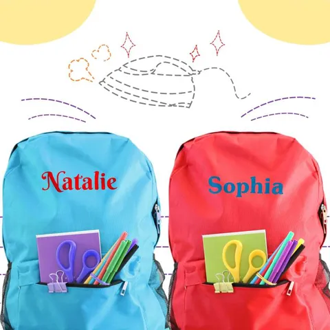 Medium Die Cut Iron-on Transfer Letter Labels, Multi-Names
