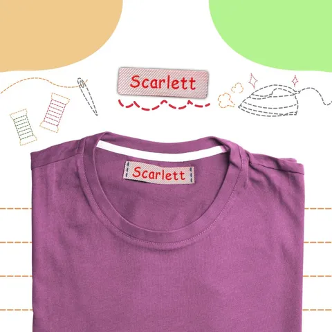 Small Iron & Sew Woven Labels