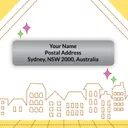 Silver Address Labels — photo 1