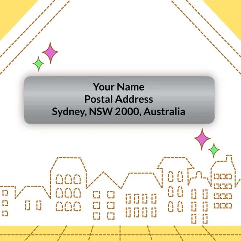 Silver Address Labels