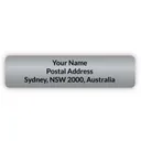 Silver Address Labels — photo 3