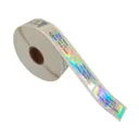 Silver Holographic Address Labels Roll — photo 2