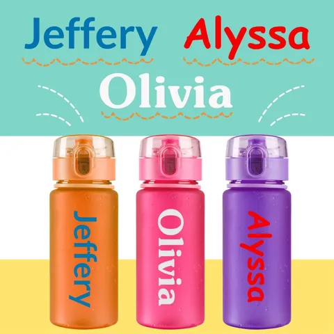 Medium Vinyl Die Cut Stickers, Multi-names