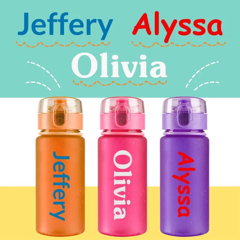 Medium Vinyl Die Cut Stickers, Multi-names