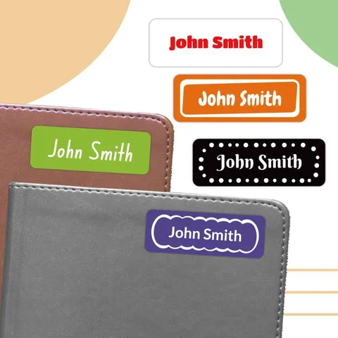 Small Plain Stick-on Labels