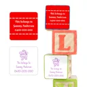 Large Square Stick-on Labels — photo 2