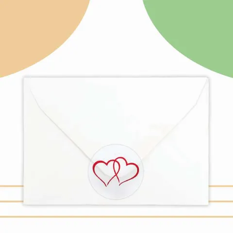 Twin Heart Stickers
