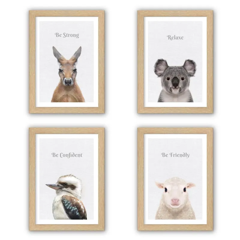 Custom Wall Art Print - Animal Portraits
