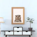 Woodland Owl Wall Art Print — photo 3