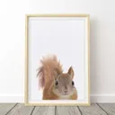Woodland Squirrel Wall Art Print — photo 1