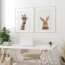 Safari Giraffe Wall Art Print — photo 4