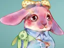 Rabbit Wall Stickers / Mural — photo 2