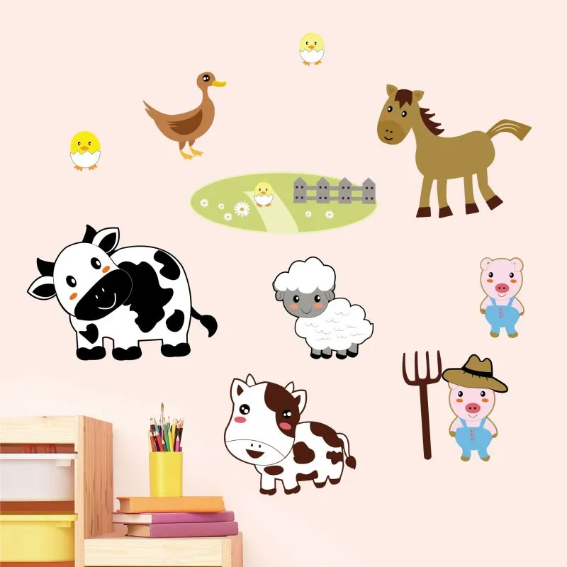 Farm Animals Wall Stickers