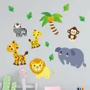 Jungle Animals Wall Stickers — photo 1