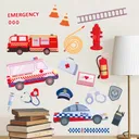 Emergency Cars Wall Stickers — photo 1