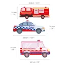 Emergency Cars Wall Stickers — photo 2