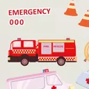 Emergency Cars Wall Stickers — photo 4