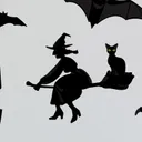 Halloween Castle Wall Stickers — photo 5