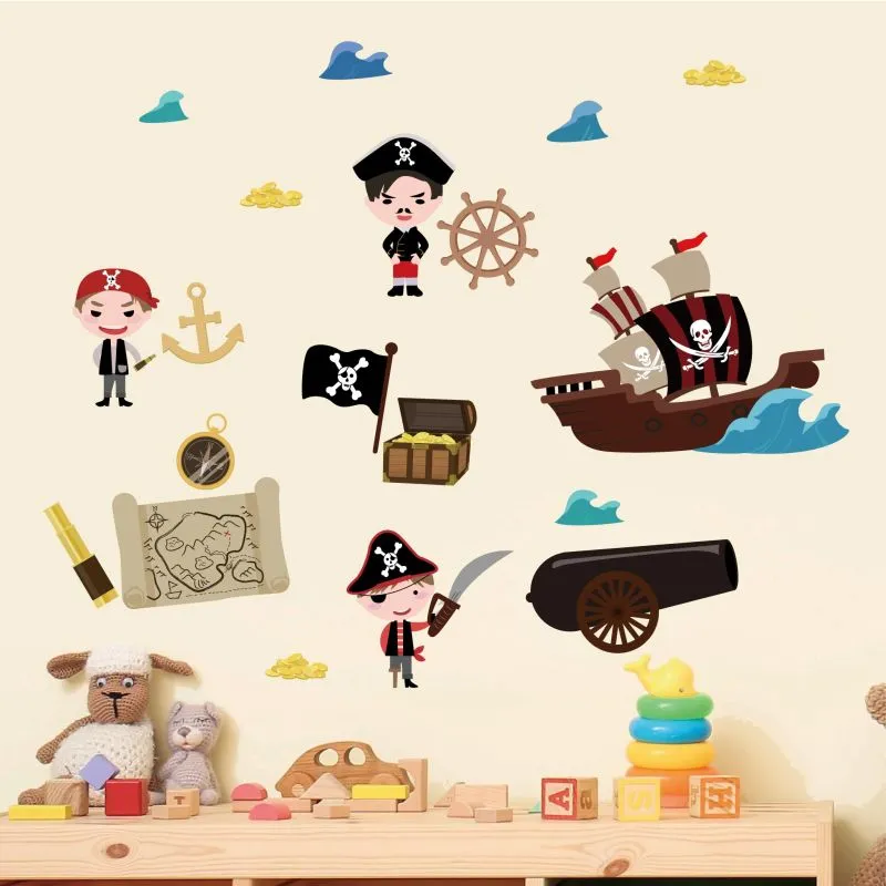 Pirate Ship Wall Stickers