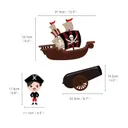 Pirate Ship Wall Stickers — photo 2