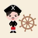 Pirate Ship Wall Stickers — photo 4