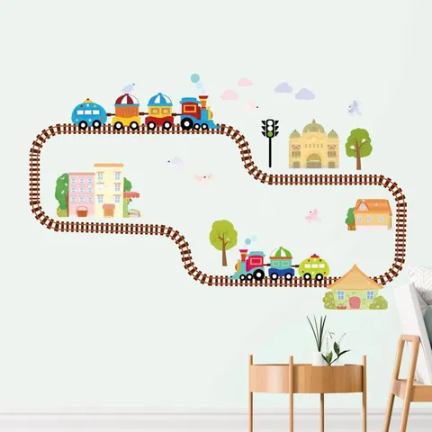 Trains & Tracks Wall Stickers