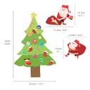 Christmas Tree & Santa Wall Stickers — photo 2
