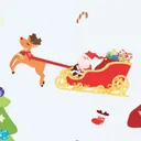 Christmas Tree & Santa Wall Stickers — photo 5
