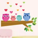 Owl Family Wall Stickers — photo 1