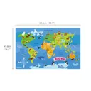 Animal World Map Wall Stickers / Wallpaper / Murals — photo 2