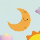 Sun & Moon Wall Stickers — photo 4