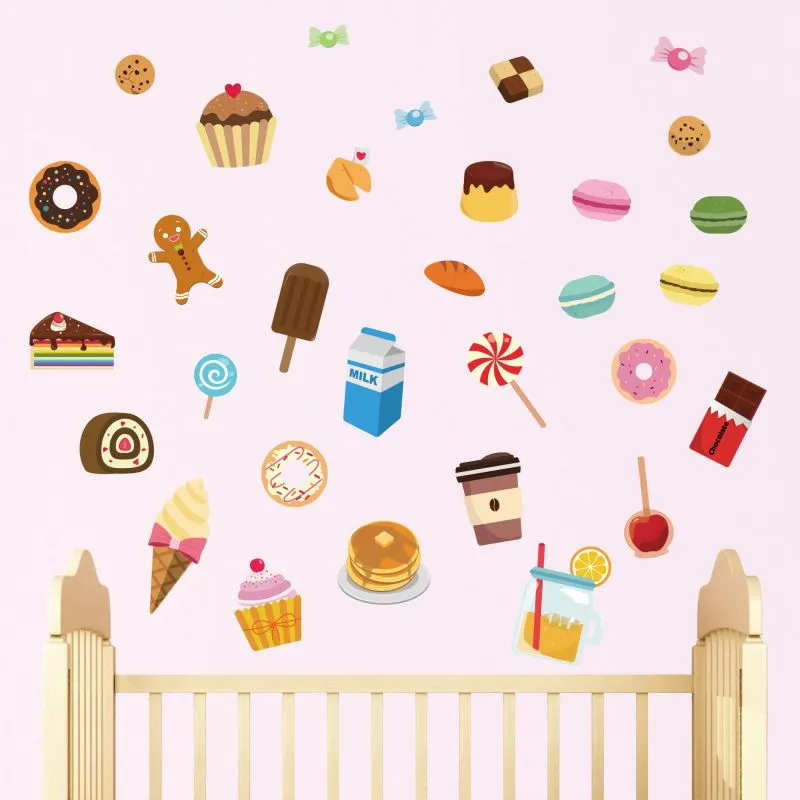 Desserts & Pastries Wall Stickers