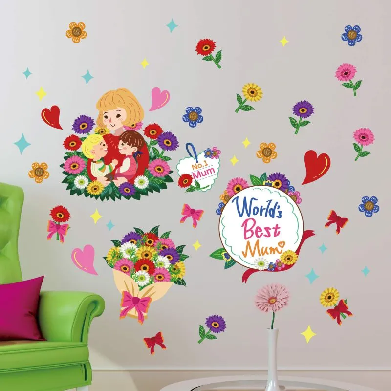 World's Best Mum Wall Stickers