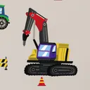 Construction Trucks v2 Wall Stickers — photo 3