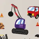 Construction Trucks v2 Wall Stickers — photo 4