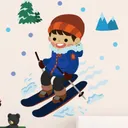 Boys In Seasons Wall Stickers — photo 5