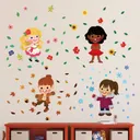 Girls In Seasons Wall Stickers — photo 1