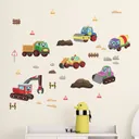 Construction Trucks v3 Wall Stickers - Kids Collection — photo 1
