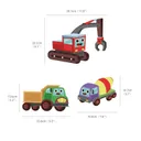 Construction Trucks v3 Wall Stickers - Kids Collection — photo 2