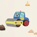 Construction Trucks v3 Wall Stickers - Kids Collection — photo 5