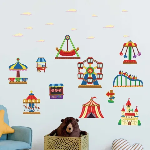 Amusement Park Wall Stickers