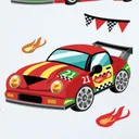 Racing Cars Wall Stickers — photo 4