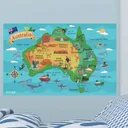 Australia Map Wall Stickers / Wallpaper / Murals — photo 1