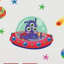 Aliens & UFO Wall Stickers — photo 5